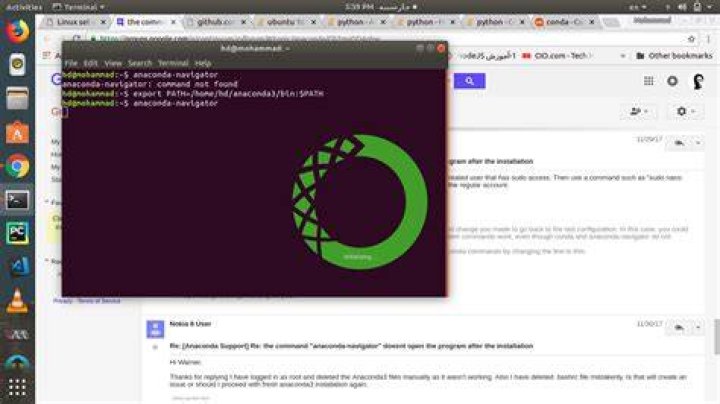 Anaconda Running screenshot