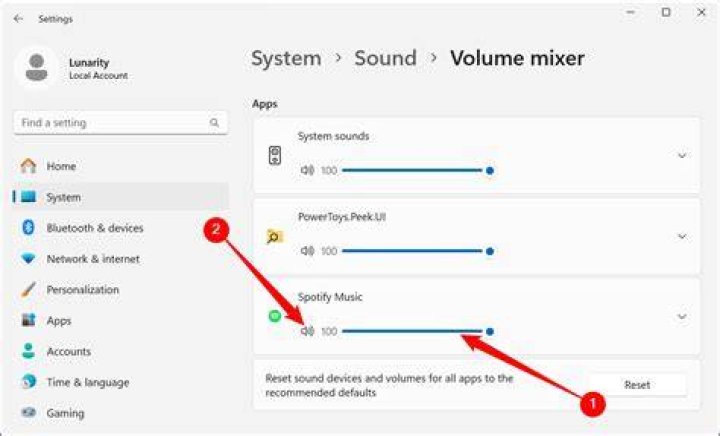 Audio volume applications