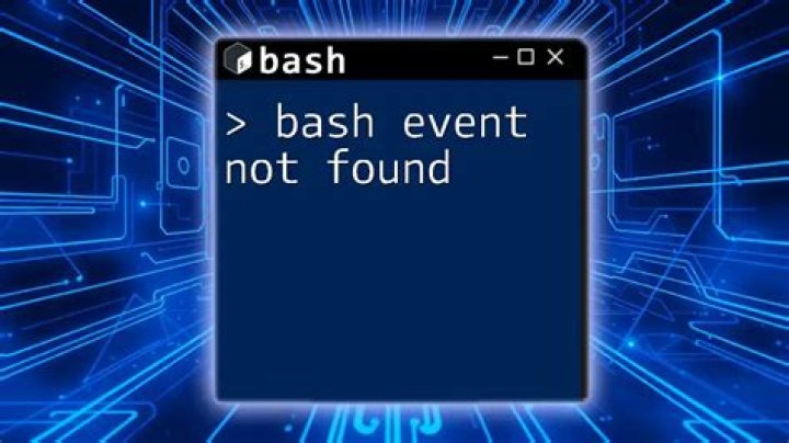 -bash: !