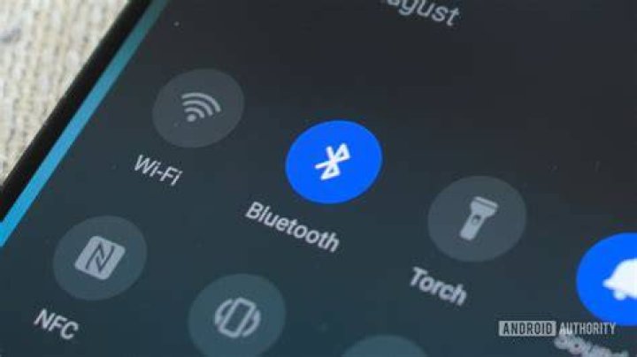 Bluetooth icon context menu