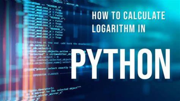 Calculate logarithm in python