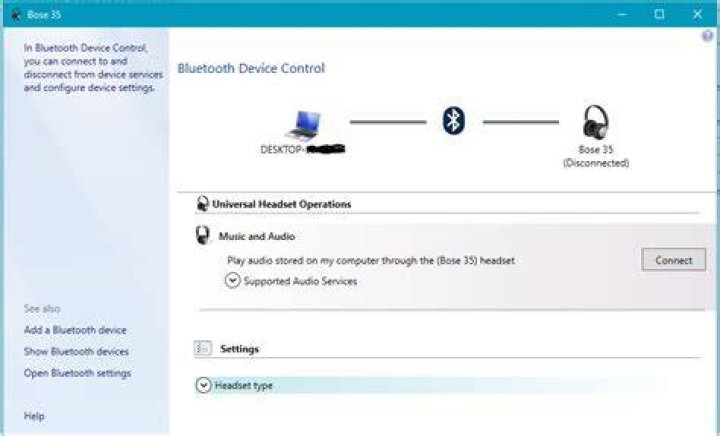 Can't control volume for bluetooth headset on Windows