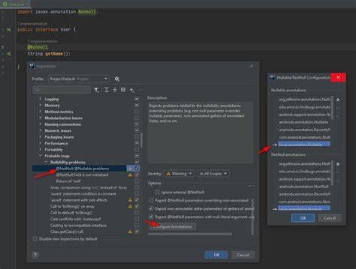 Can't find @Nullable inside javax.annotation.*