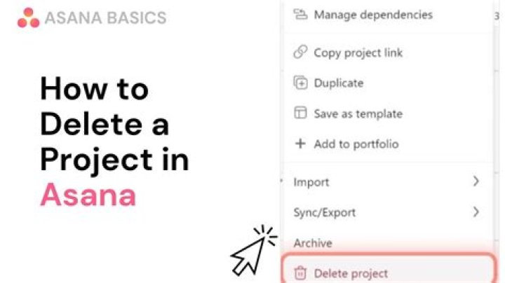 Can I permanently delete project data on Asana?