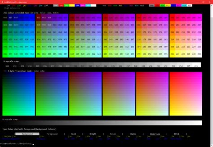 Can we use more colors in batch script?