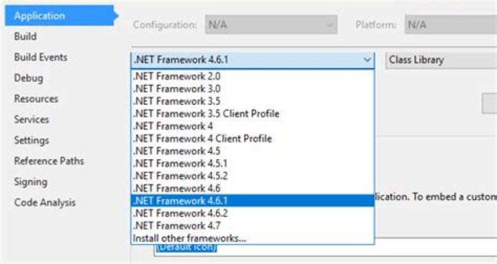 Change target framework to 
