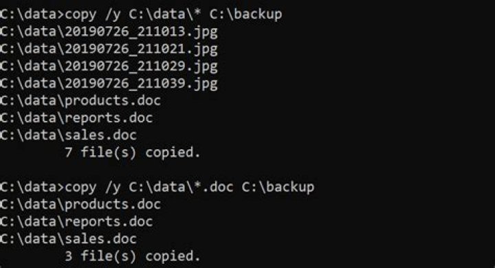 CMD copy command