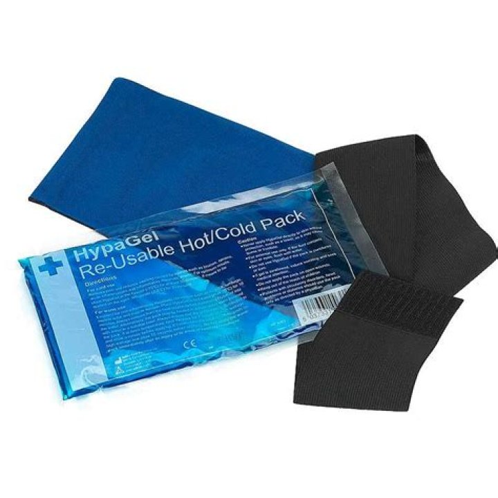 Cold Pack with Compression Sleeve - Reusable Gel Ice Heat Pad