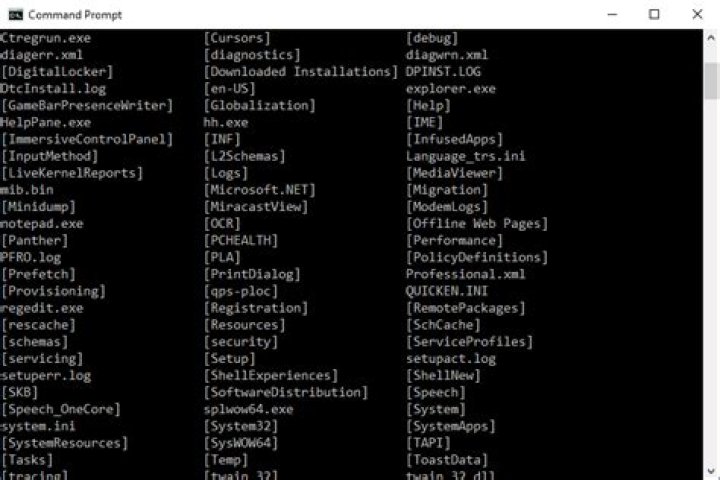 Commands not working in Windows 7 32-bit command prompt