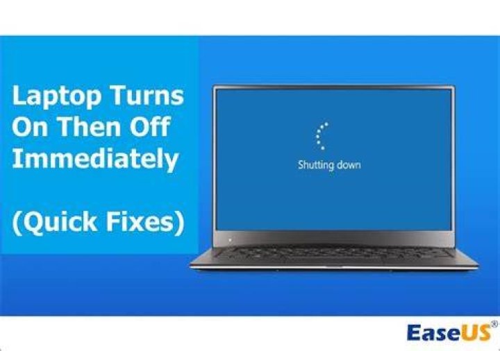 computer turns on when plugged in then turns off immediately