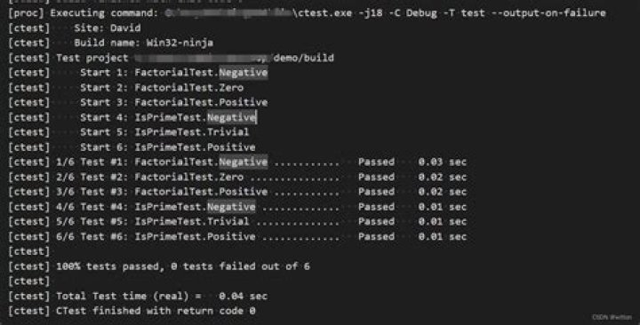CTest add tests in subdirectories