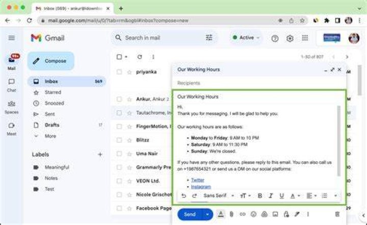 Directly paste clipboard image into gmail message