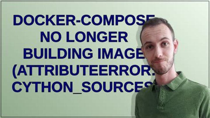 Docker-compose no longer building image (AttributeError: cython_sources)