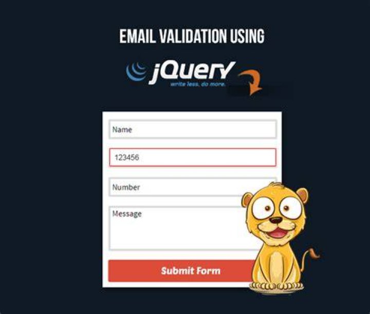 Email validation using jQuery