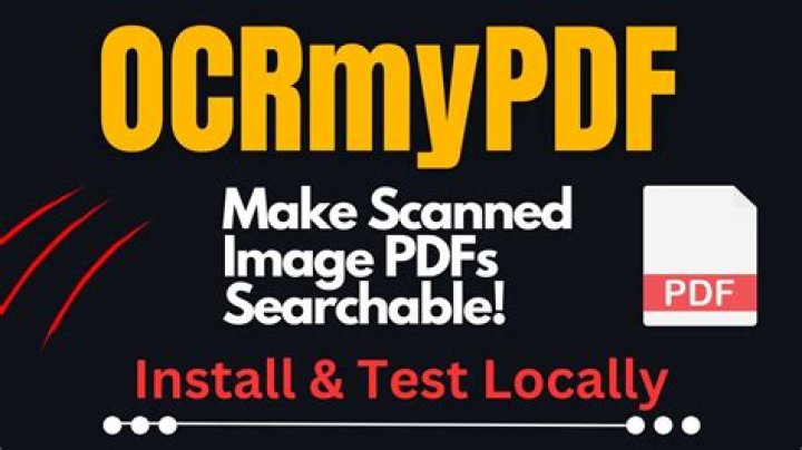 Example for OCRmyPDF