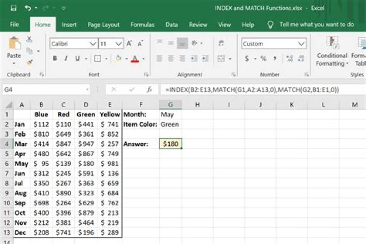 Excel nested MATCH?