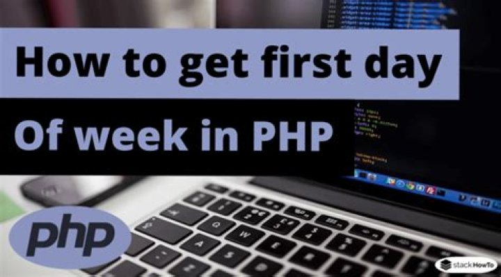 Get first day of week in PHP?