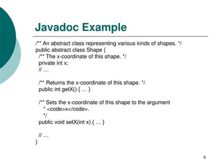 good example of Javadoc [closed]