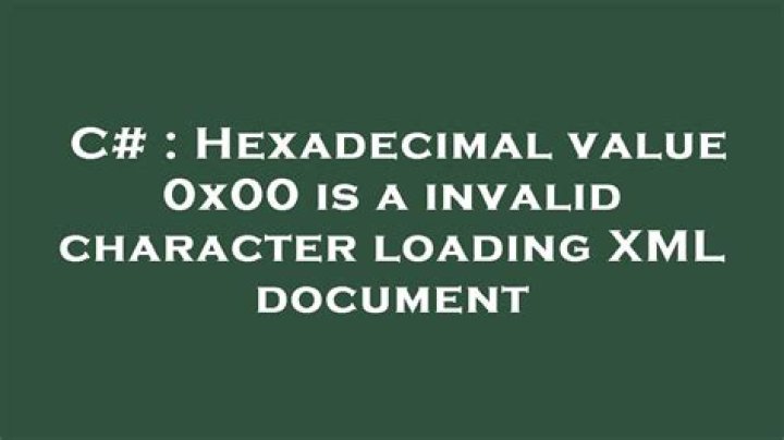 Hexadecimal value 0x00 is a invalid character
