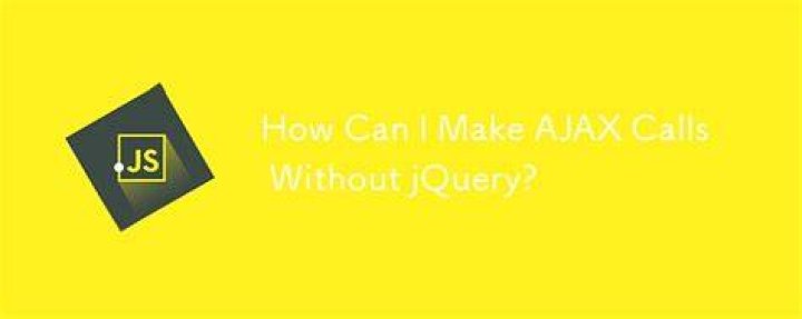 How can I make an AJAX call without jQuery?