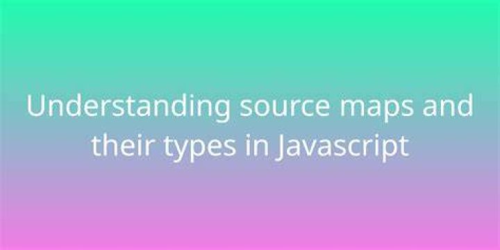How can I use JavaScript source maps (.map files)?