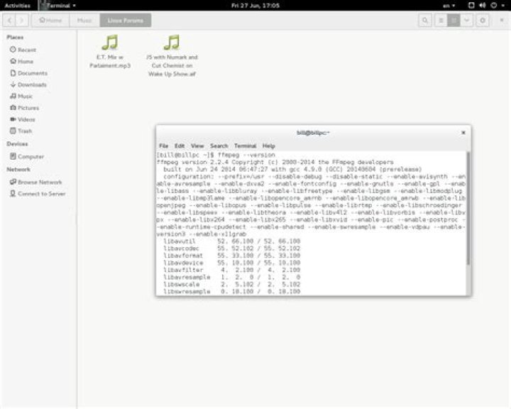 How do I list FFMPEG's audio formats?