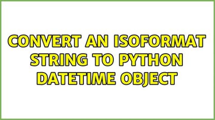 How do I translate an ISO 8601 datetime string into a Python datetime object? [duplicate]
