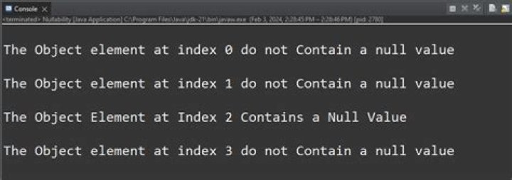 How to check if object is null or not except == null