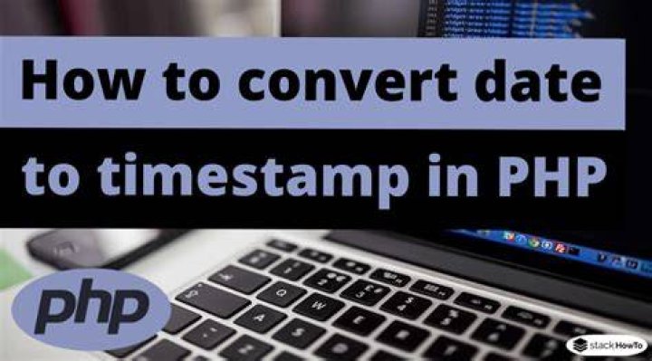 How to convert date to timestamp?