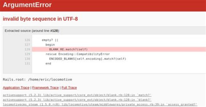 How to fix Invalid byte 1 of 1-byte UTF-8 sequence