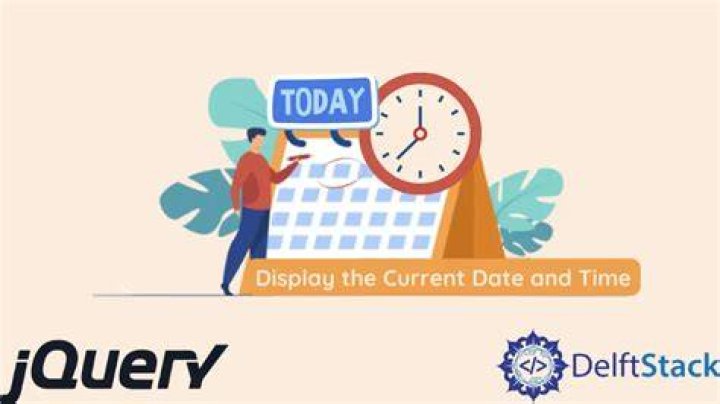 How to get current date in jQuery?