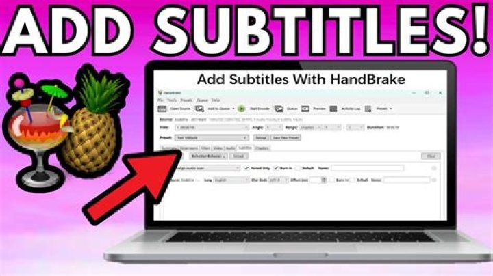 How to keep subtitle in HandBrakeCLI?