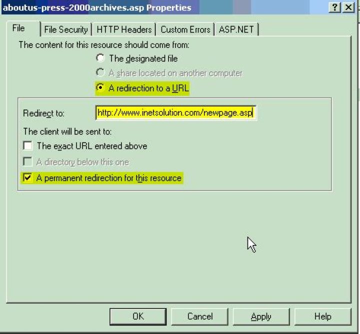 How to redirect with ASP classic