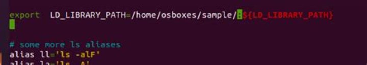 How to set the environmental variable LD_LIBRARY_PATH in linux