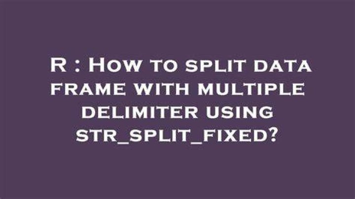 How to split data frame with multiple delimiter using str_split_fixed?