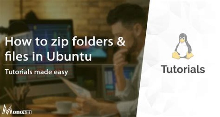 How to zip a file in Ubuntu