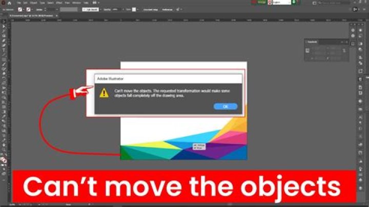 In Illustrator, I can't move objects by dragging them