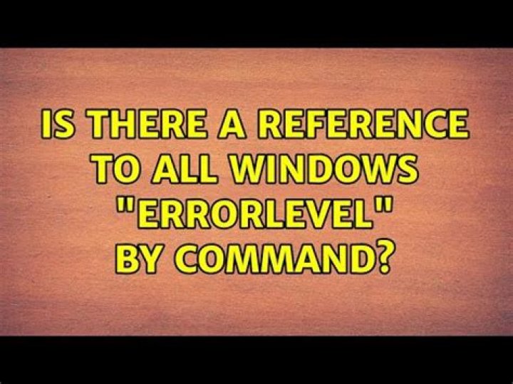 Is there a reference to all Windows 