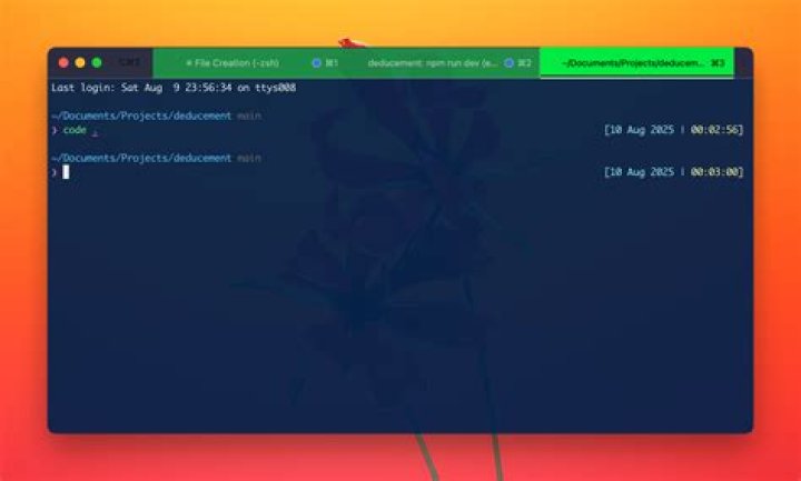 iTerm 2 screenshot multiple tabs result