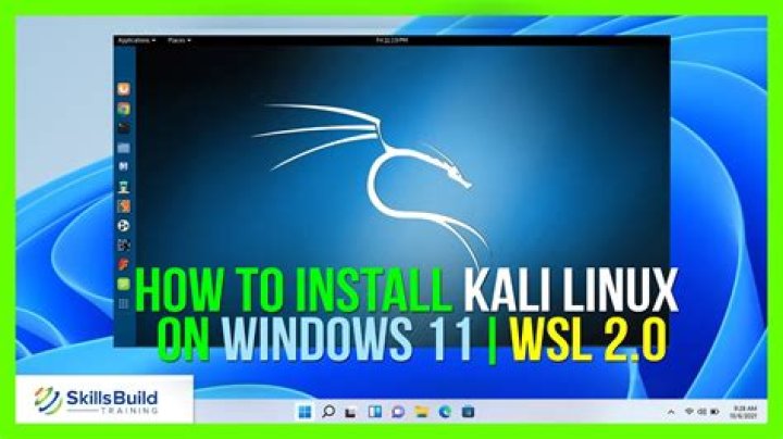 Kali WSL installed in Apps