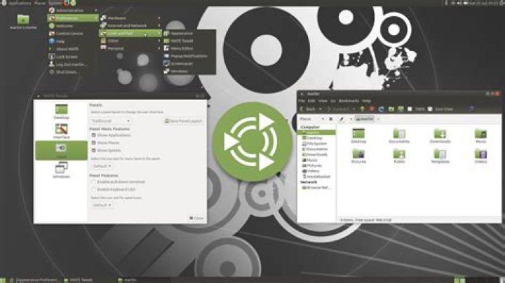 MATE with Traditional panel layout