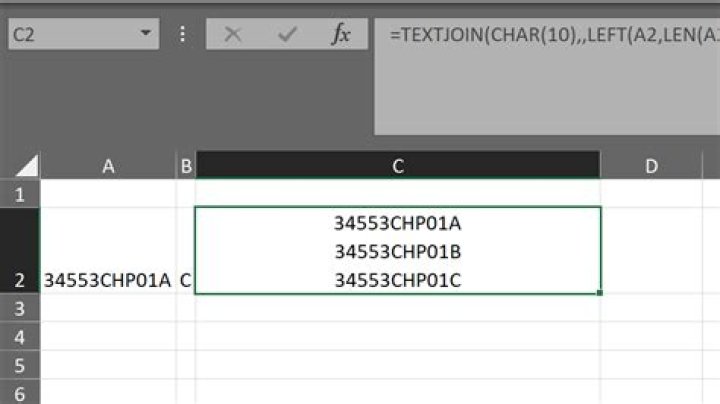 Ms Excel : Need to replace last character and make single list