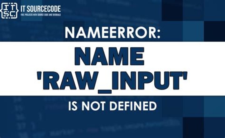 NameError: name 'raw_input' is not defined [duplicate]
