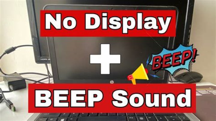 No POST screen, No beeps and No display