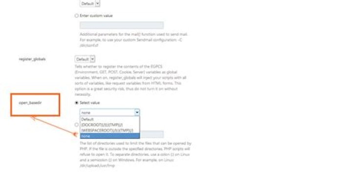 open_basedir restriction in effect. File(/) is not within the allowed path(s):