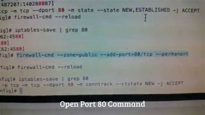 Open firewall port on CentOS 7 [closed]