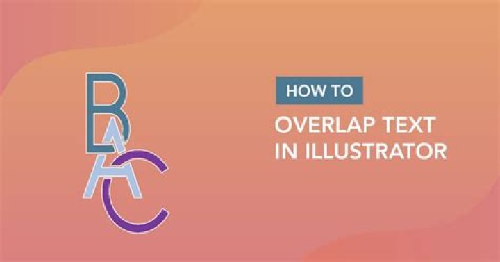 Overlapping text