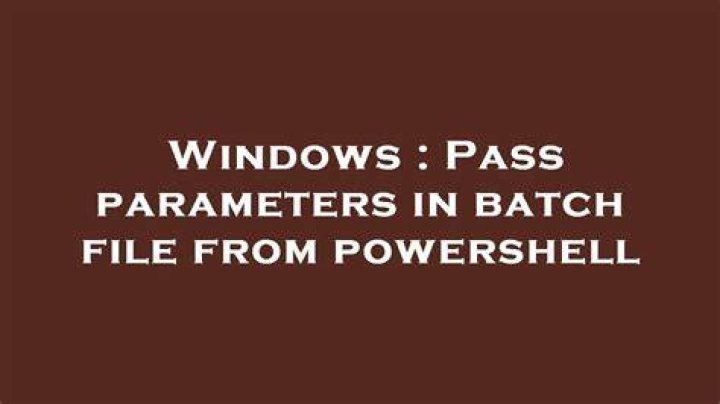 pass parameters to batch file via File URI in Windows