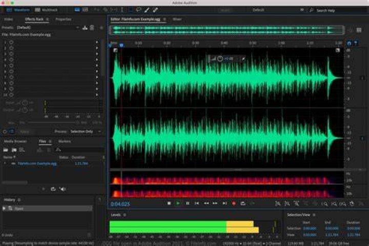 Playback for a PSF file