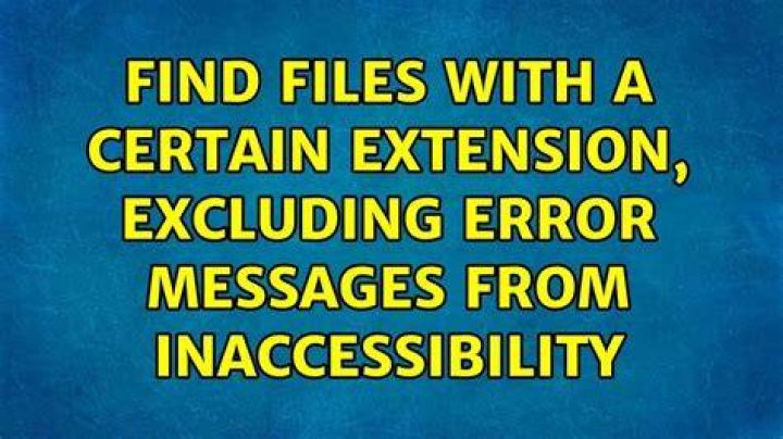 Powershell/Cmd: Find files with a certain extension, excluding error messages from inaccessibility